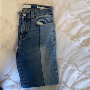Pacsun two toned mom jeans